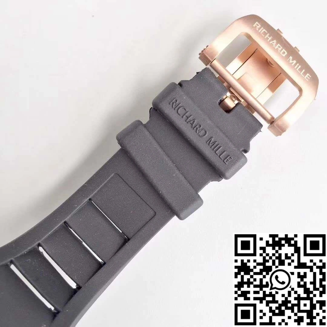 Richard Mille RM001 Rose Gold Tourbillon JB Factory Black Dial