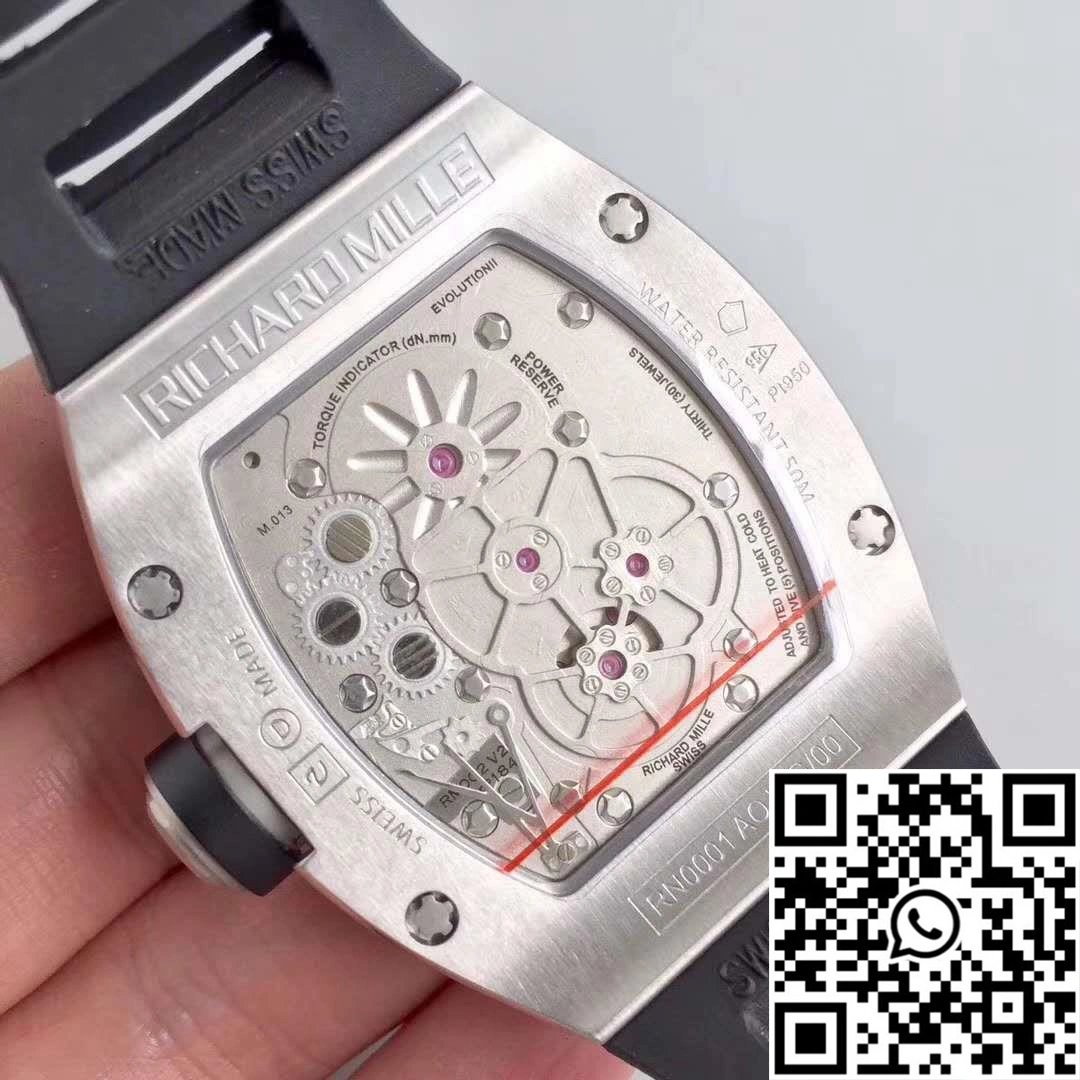Richard Mille RM001 Tourbillon JB Factory Black Dial