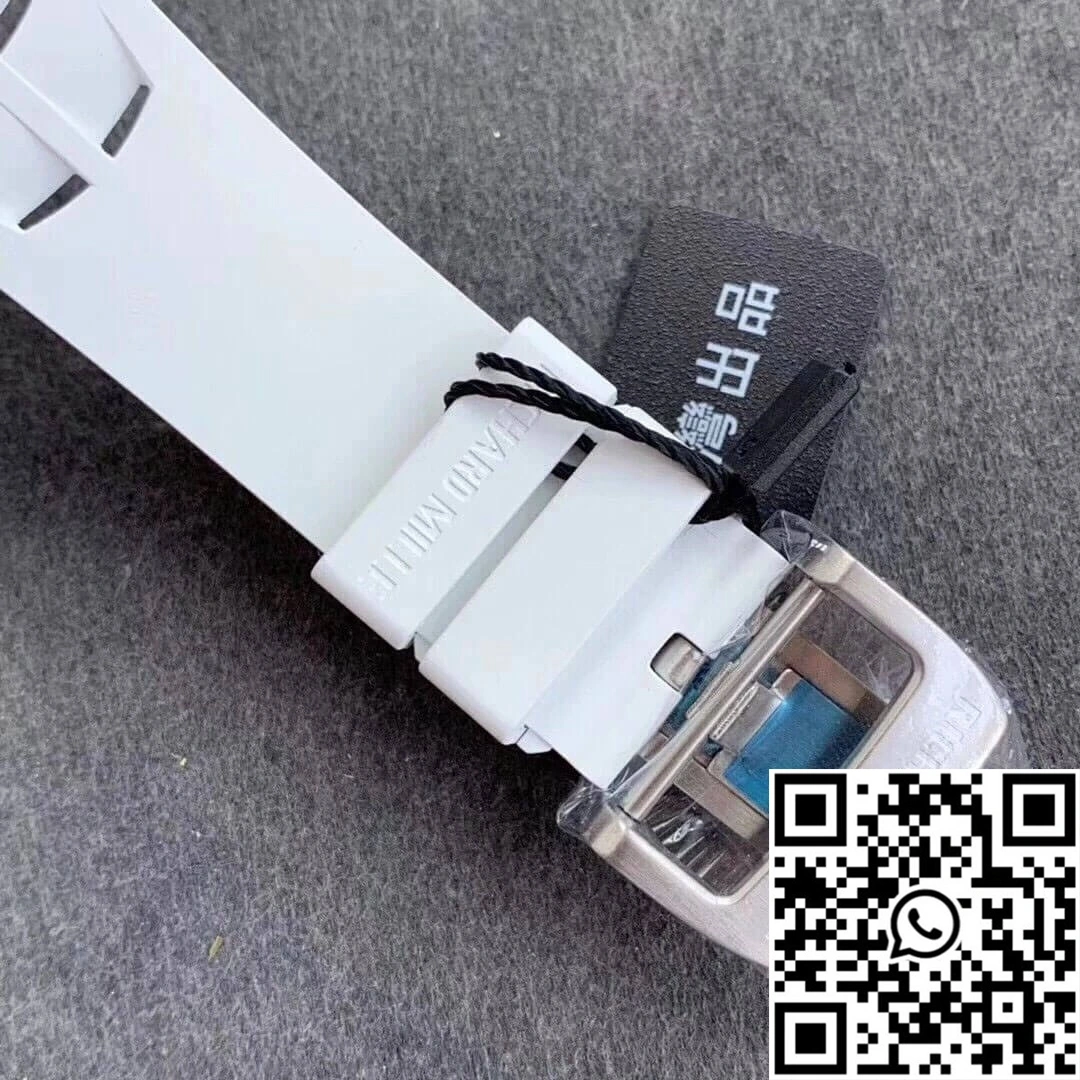 Richard Mille RM011-03 KV Factory Ceramic White Strap