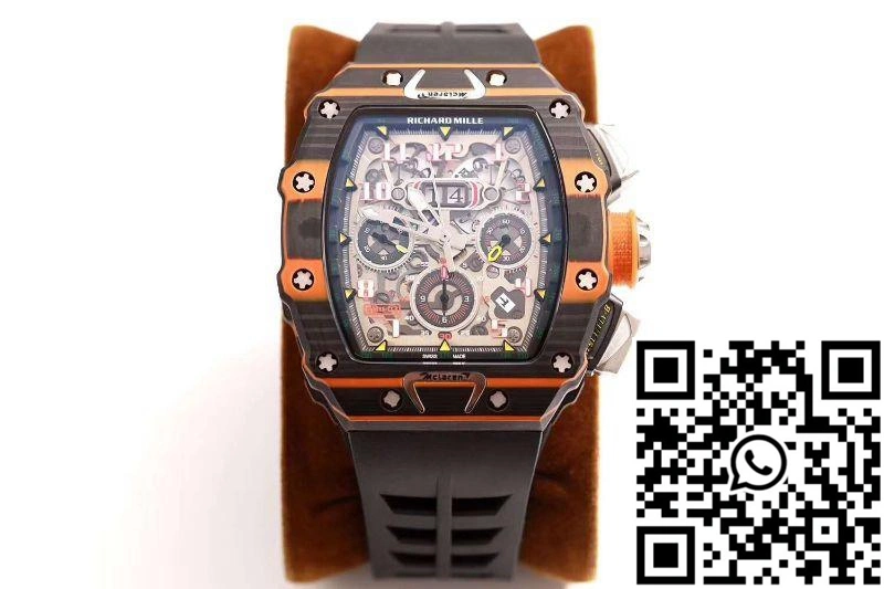 Richard Mille RM011-03 McLaren Automatic Flyback Chronograph KV Factory Skeleton Dial