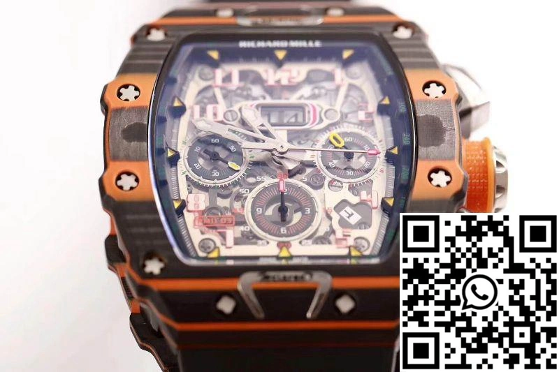 Richard Mille RM011-03 McLaren Automatic Flyback Chronograph KV Factory Skeleton Dial