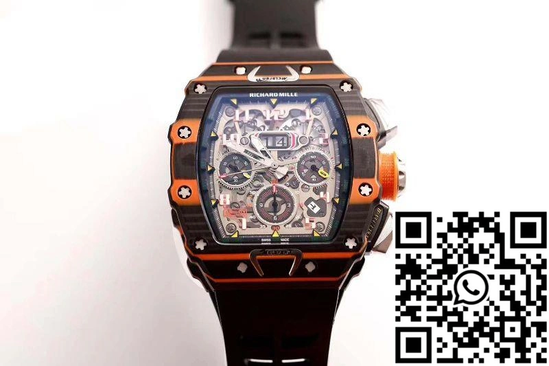 Richard Mille RM011-03 McLaren Automatic Flyback Chronograph KV Factory Skeleton Dial