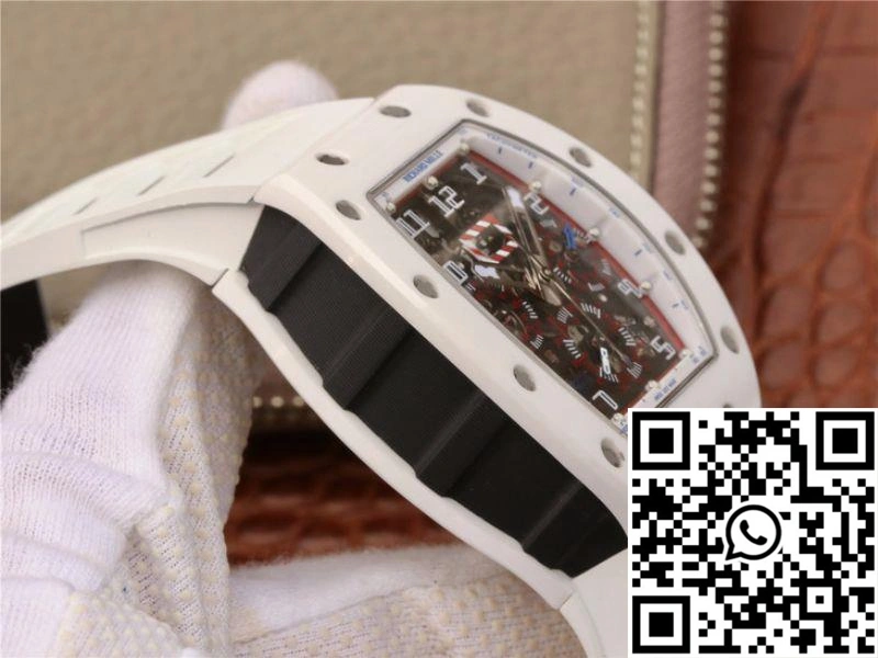 Richard Mille RM011 Chronograph KV Factory White Hollow Dial