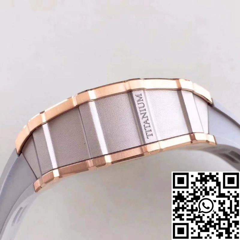 Richard Mille RM011 Felipe Massa Chronograph KV Factory Rose Gold Skeleton Dial