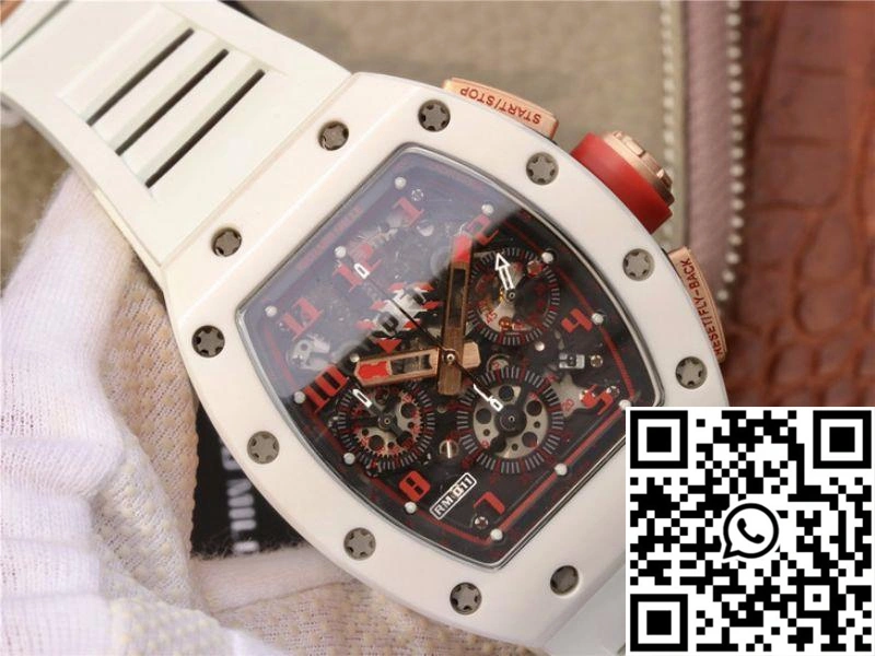 Richard Mille RM011 Felipe Massa Flyback Dubai Chronograph KV Factory Crystal Dial