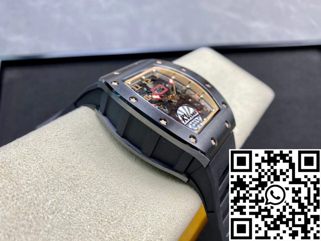 Richard Mille RM011 KV Factory Black Ceramic Skeleton Dial