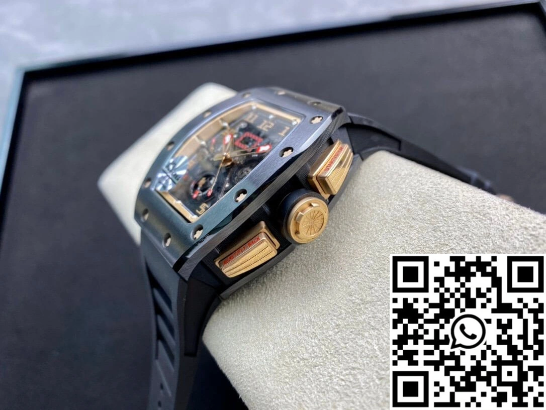 Richard Mille RM011 KV Factory Black Ceramic Skeleton Dial