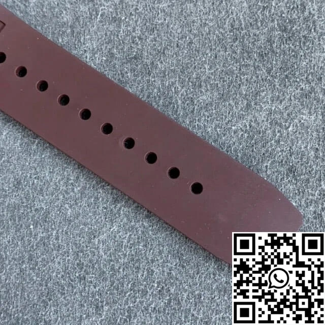 Richard Mille RM011 KV Factory Rose Gold Brown Rubber Strap