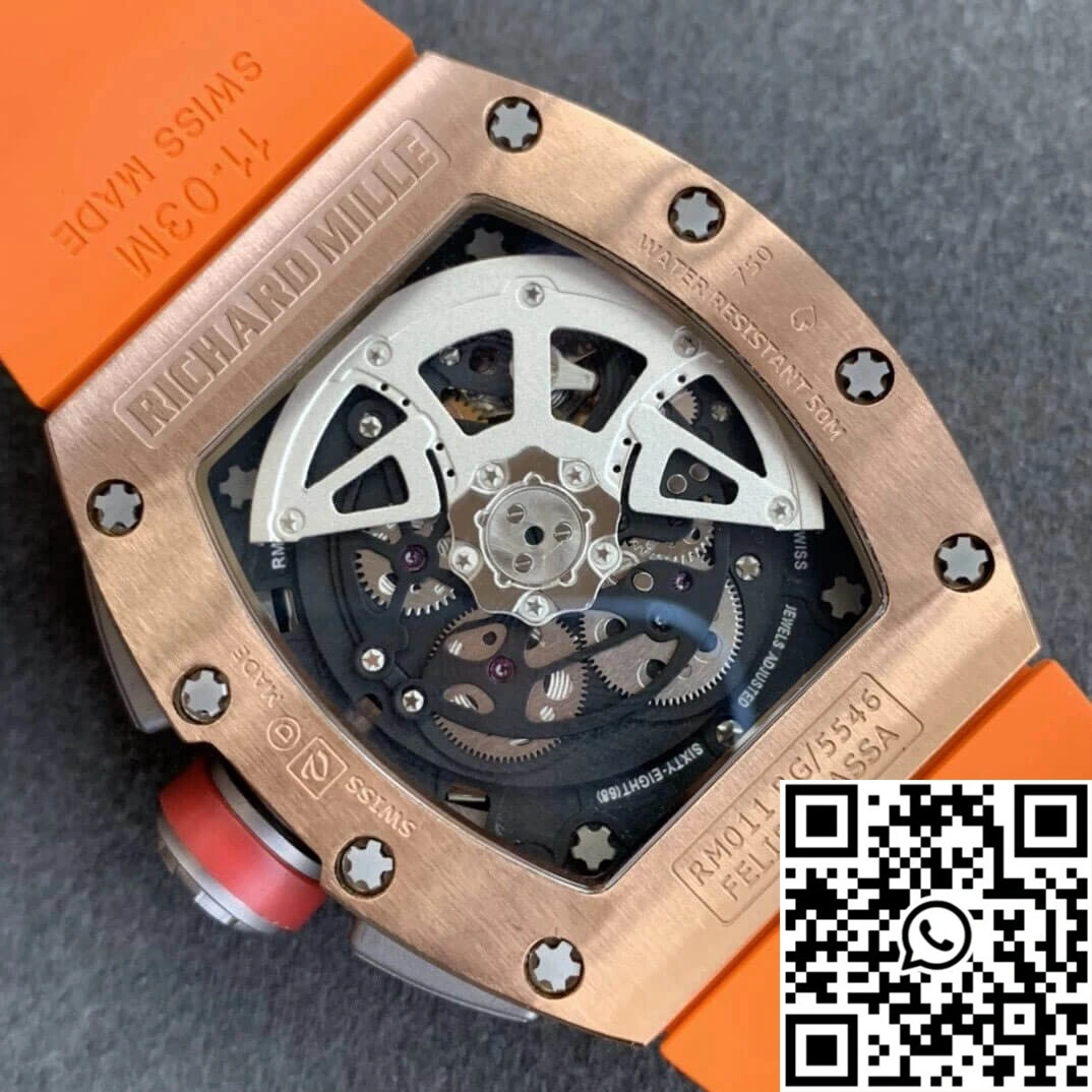 Richard Mille RM011 KV Factory Rose Gold