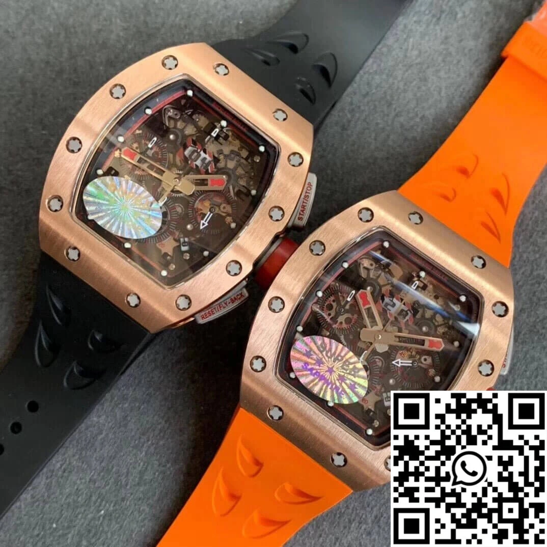 Richard Mille RM011 KV Factory Rose Gold