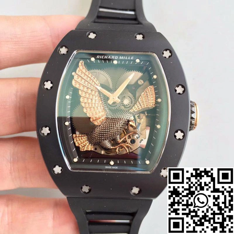 Richard Mille RM023 Rose Gold Eagle Skeleton Dial