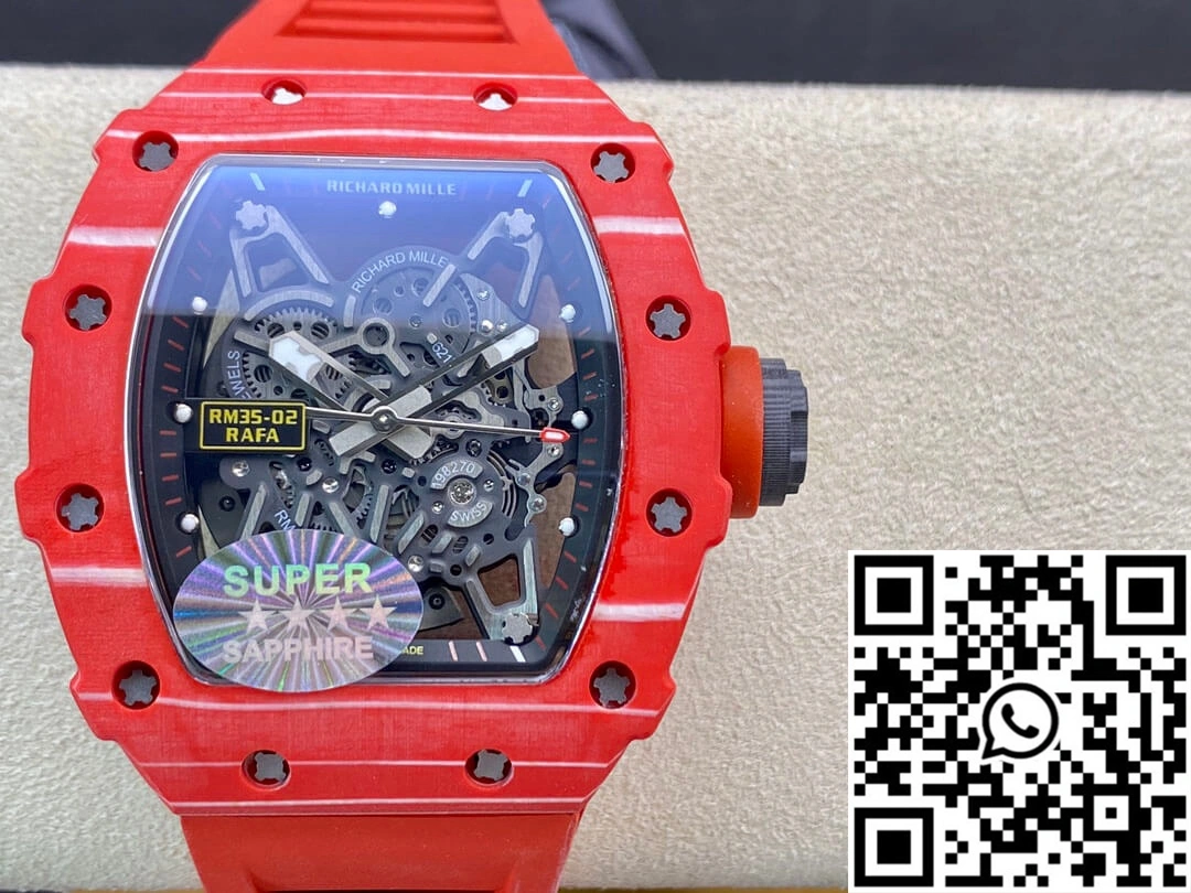Richard Mille RM035-02 RM Factory Red Carbon Fiber Case