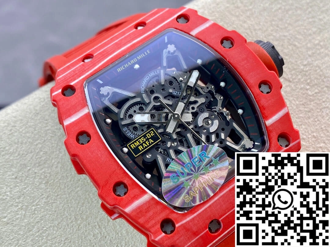 Richard Mille RM035-02 RM Factory Red Carbon Fiber Case