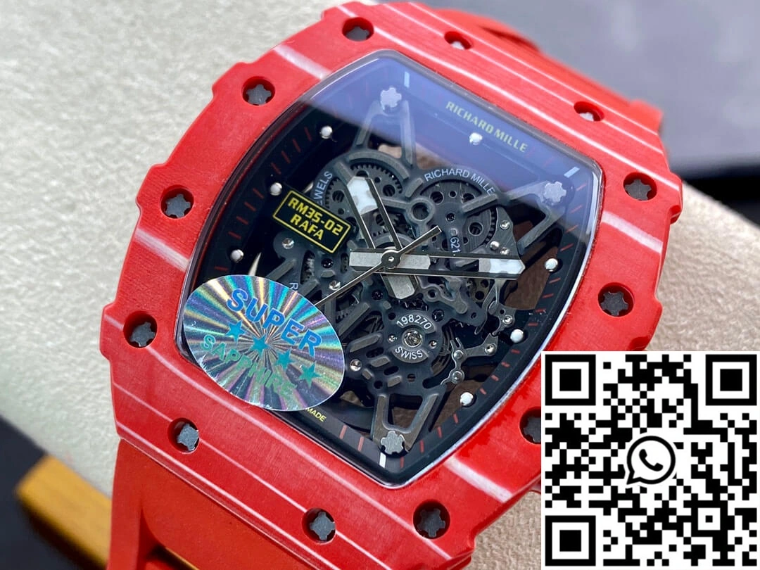 Richard Mille RM035-02 RM Factory Red Carbon Fiber Case