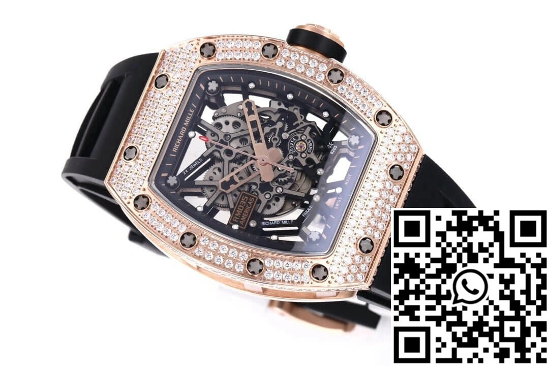 Richard Mille RM035 Americas KV Factory Diamond Skeleton Dial