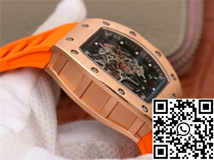 Richard Mille RM035 Americas KV Factory Rose Gold Orange Strap