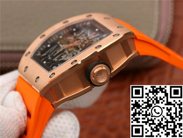 Richard Mille RM035 Americas KV Factory Rose Gold Orange Strap