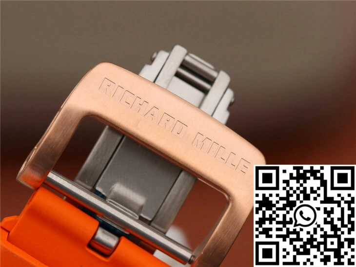 Richard Mille RM035 Americas KV Factory Rose Gold Orange Strap