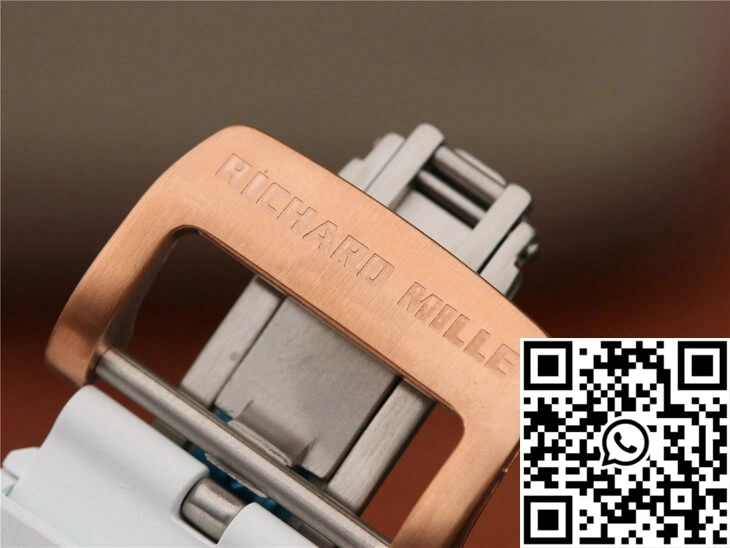 Richard Mille RM035 Americas KV Factory Rose Gold White Strap