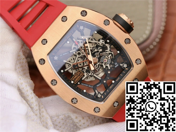Richard Mille RM035 Americas KV Factory Rose Gold