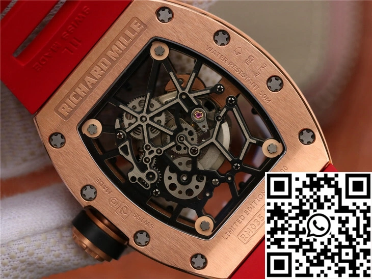 Richard Mille RM035 Americas KV Factory Rose Gold