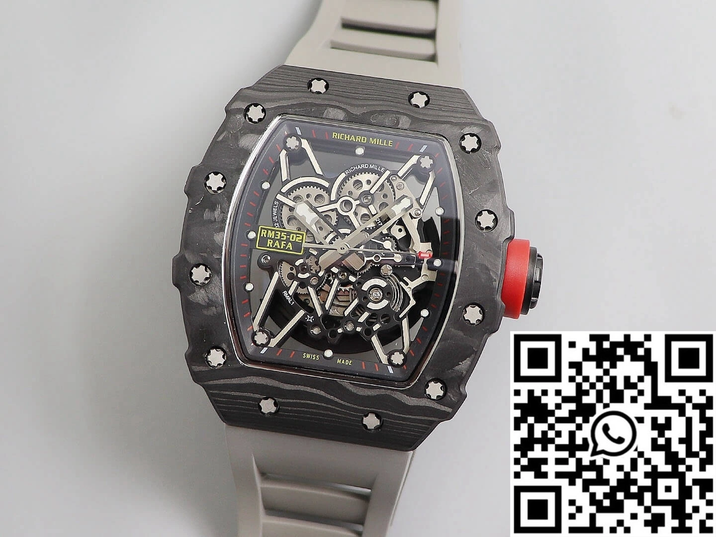 Richard Mille RM035 KV Factory V3 Carbon Fiber Skeleton Dial