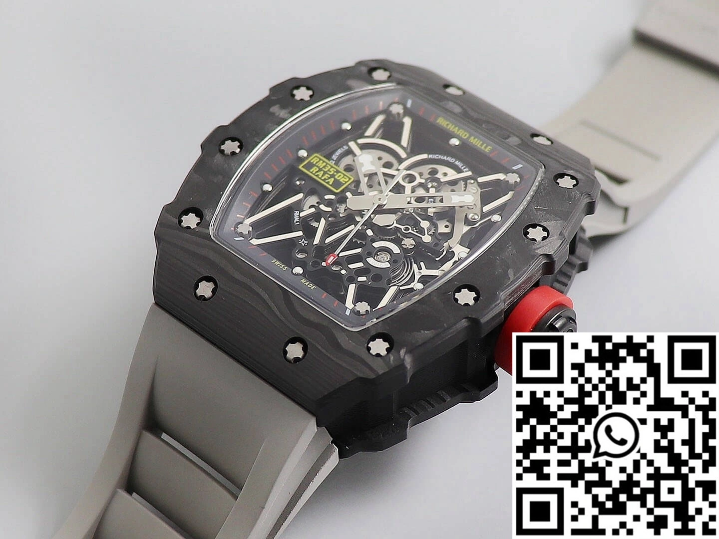 Richard Mille RM035 KV Factory V3 Carbon Fiber Skeleton Dial
