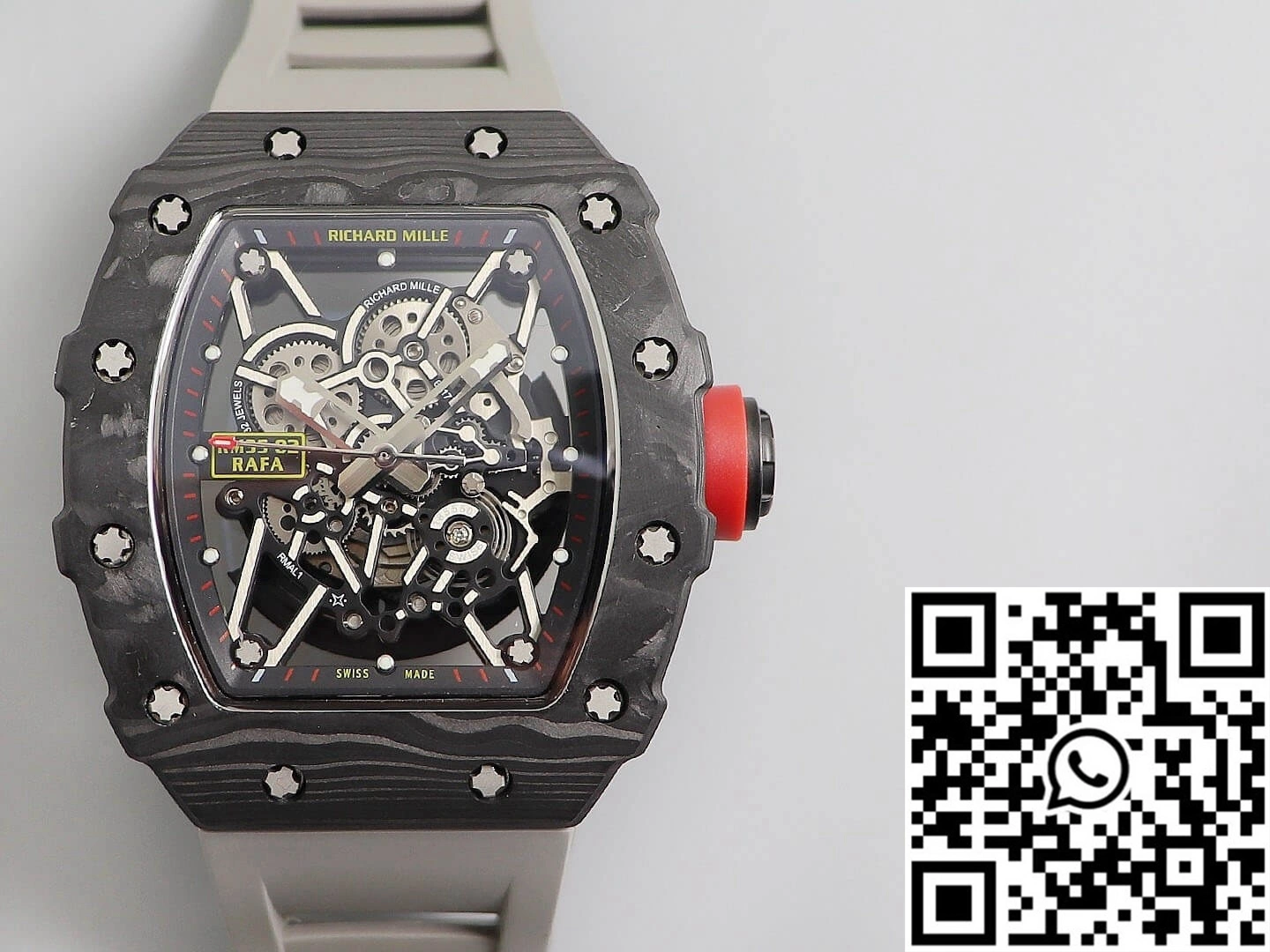 Richard Mille RM035 KV Factory V3 Carbon Fiber Skeleton Dial