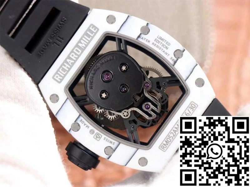 Richard Mille RM052-01 Tourbillon JB Factory White Ceramic