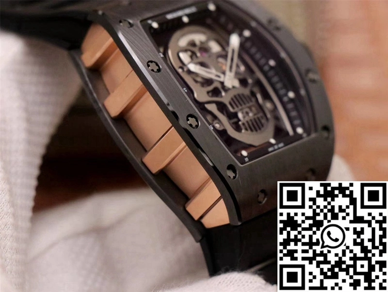 Richard Mille RM052-01 ZF Factory Black Ceramic Grey Skull Dial