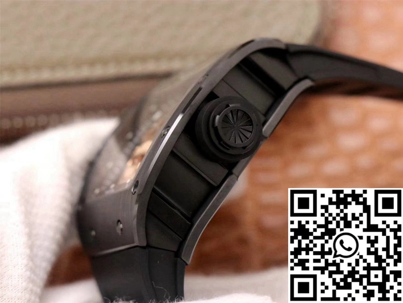 Richard Mille RM052-01 ZF Factory Black Ceramic Rose Gold Skull Dial