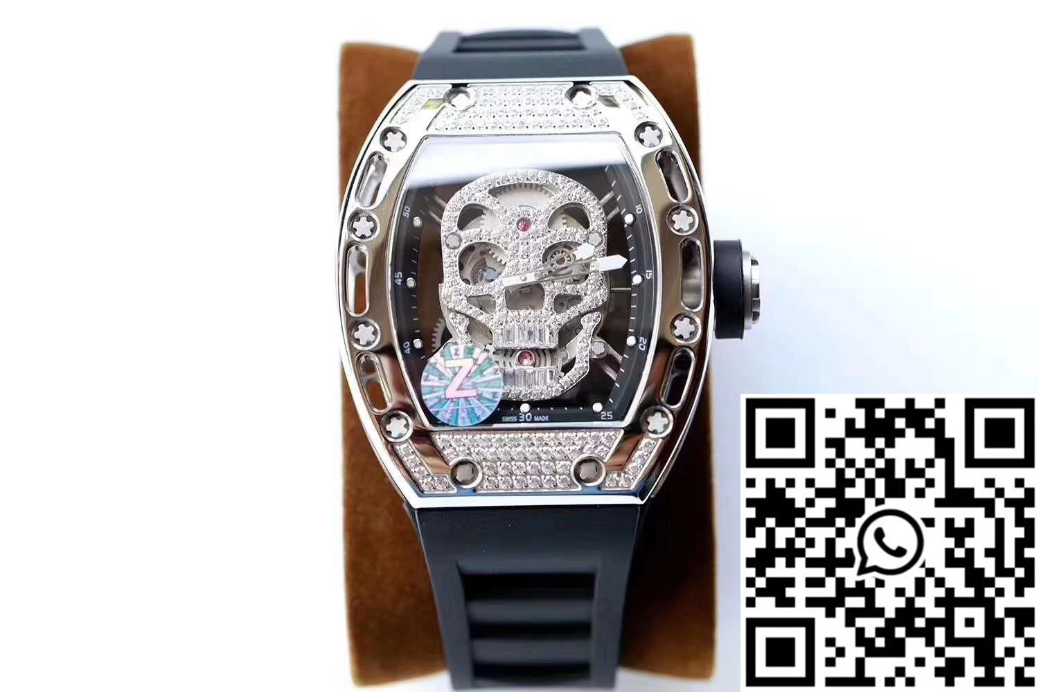 Richard Mille RM052 Titanium Z Factory Diamond Skull Dial