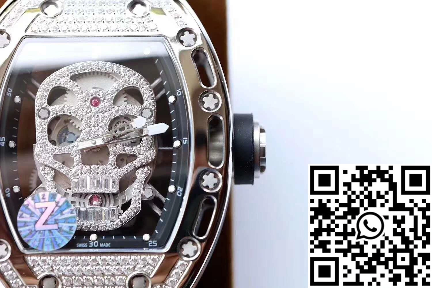 Richard Mille RM052 Titanium Z Factory Diamond Skull Dial