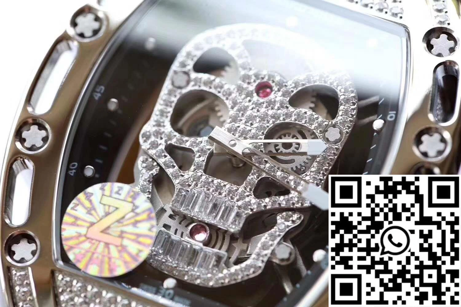 Richard Mille RM052 Titanium Z Factory Diamond Skull Dial