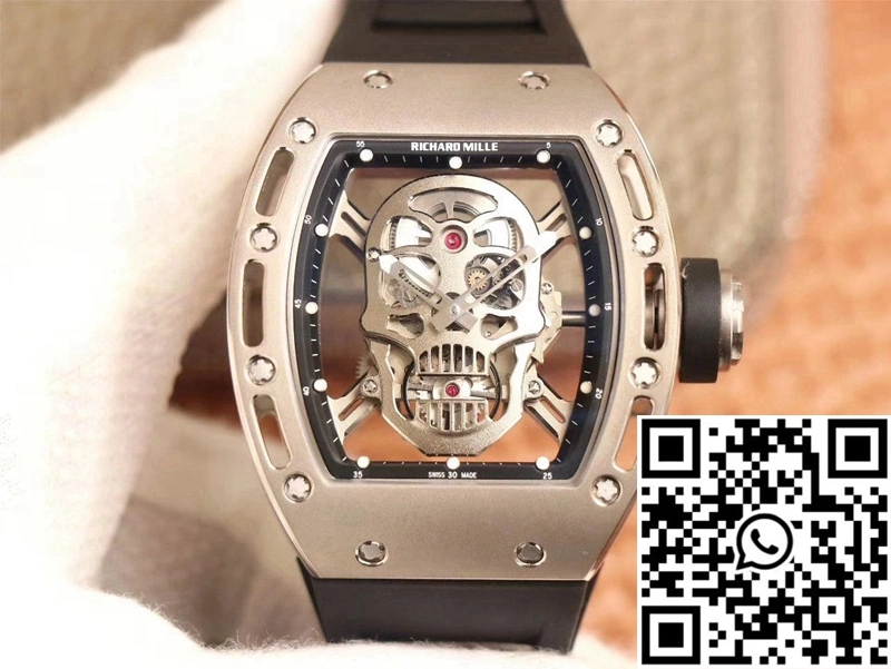 Richard Mille RM052 ZF Factory Silver Titanium Skull Dial