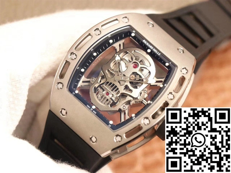 Richard Mille RM052 ZF Factory Silver Titanium Skull Dial