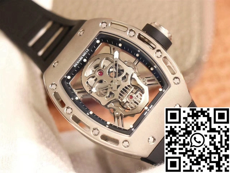 Richard Mille RM052 ZF Factory Silver Titanium Skull Dial