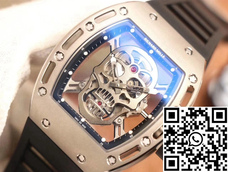 Richard Mille RM052 ZF Factory Silver Titanium Skull Dial