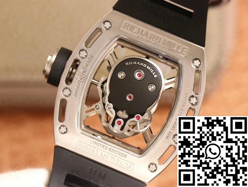Richard Mille RM052 ZF Factory Silver Titanium Skull Dial