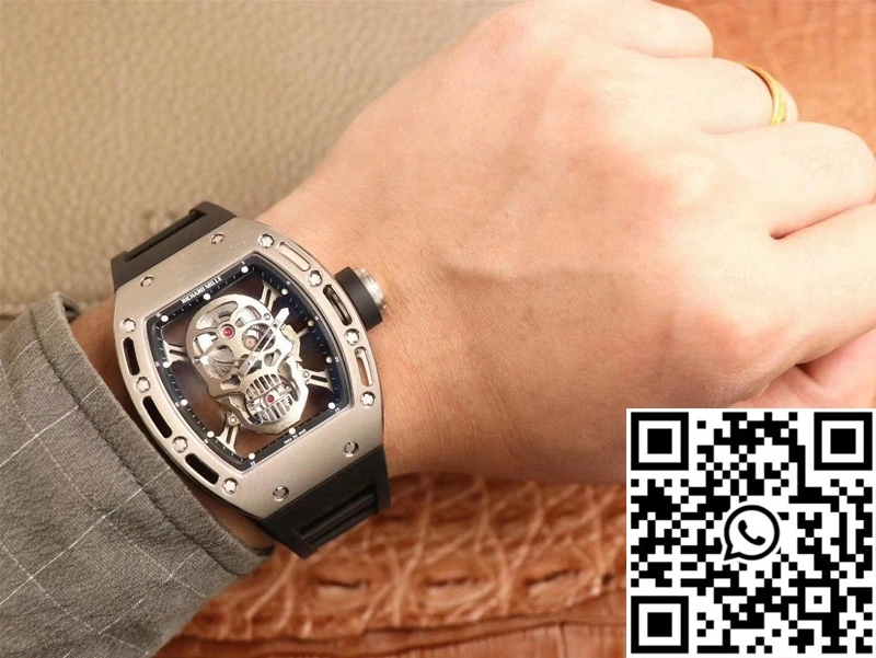 Richard Mille RM052 ZF Factory Silver Titanium Skull Dial