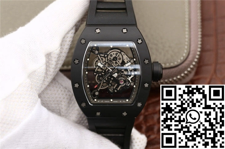 Richard Mille RM055 KV Factory Ceramics Black Strap