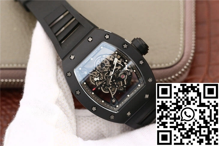 Richard Mille RM055 KV Factory Ceramics Black Strap