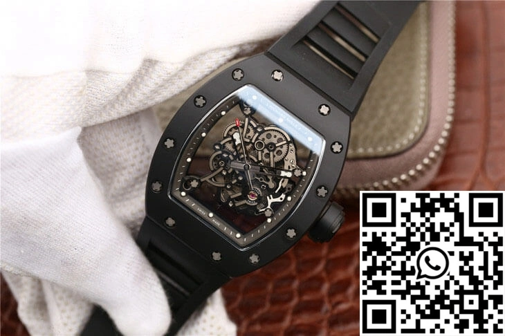 Richard Mille RM055 KV Factory Ceramics Black Strap