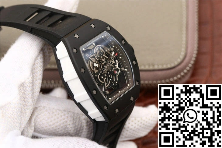 Richard Mille RM055 KV Factory Ceramics Black Strap