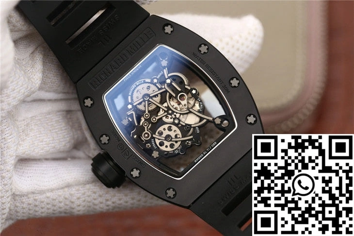 Richard Mille RM055 KV Factory Ceramics Black Strap