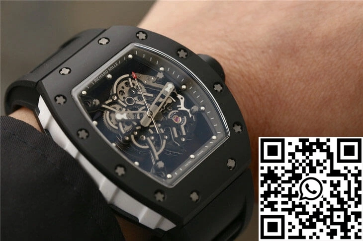 Richard Mille RM055 KV Factory Ceramics Black Strap