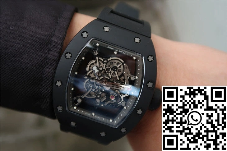 Richard Mille RM055 KV Factory Ceramics Black Strap