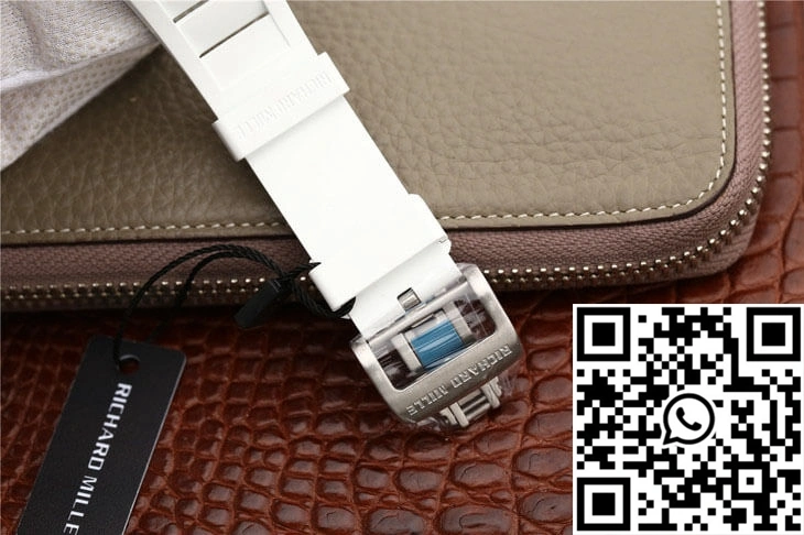 Richard Mille RM055 KV Factory Ceramics White Strap