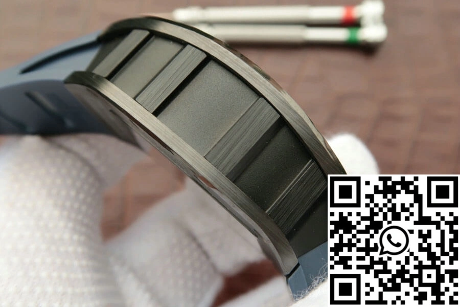 Richard Mille RM055 KV Factory Dark Blue Rubber Strap