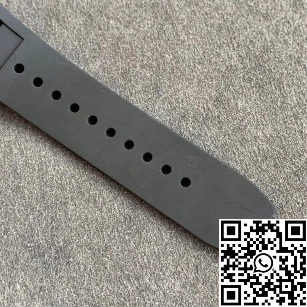Richard Mille RM055 KV Factory V2 Black Ceramic Rubber Strap